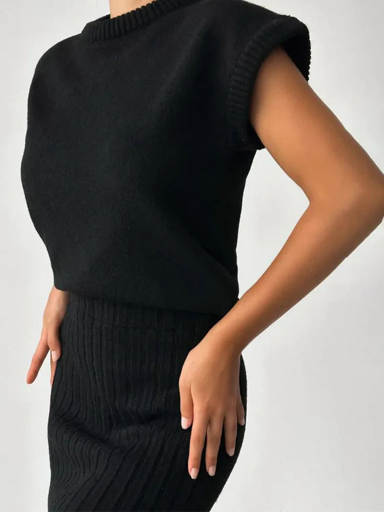 Duttini | Rib Sleeveless Set