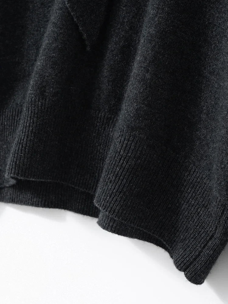 Duttini | Cashmere Pullover with Scarf Collar