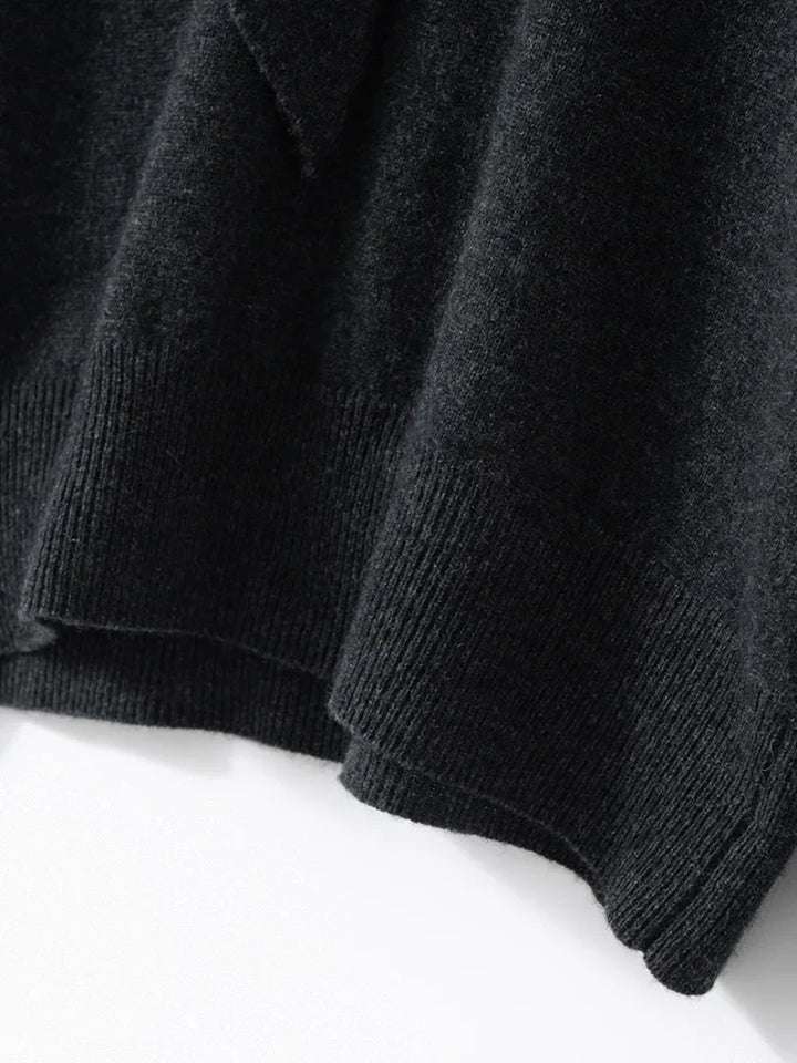 Duttini | Cashmere Pullover with Scarf Collar