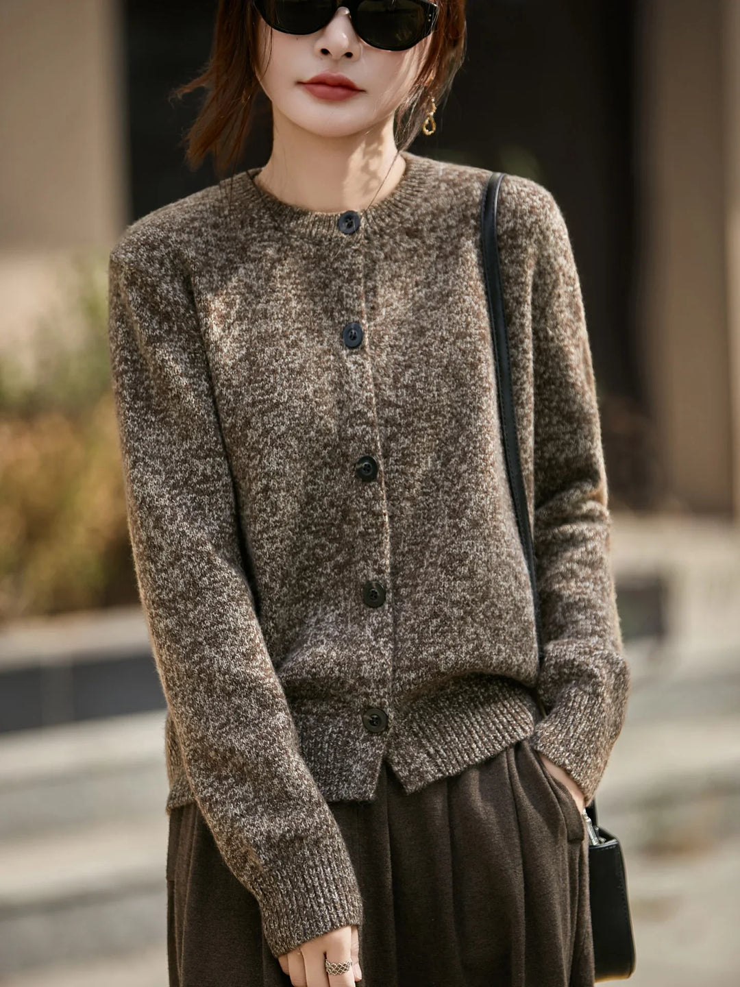 Duttini | Chunky-Knit Alpaca-Blend Cardigan