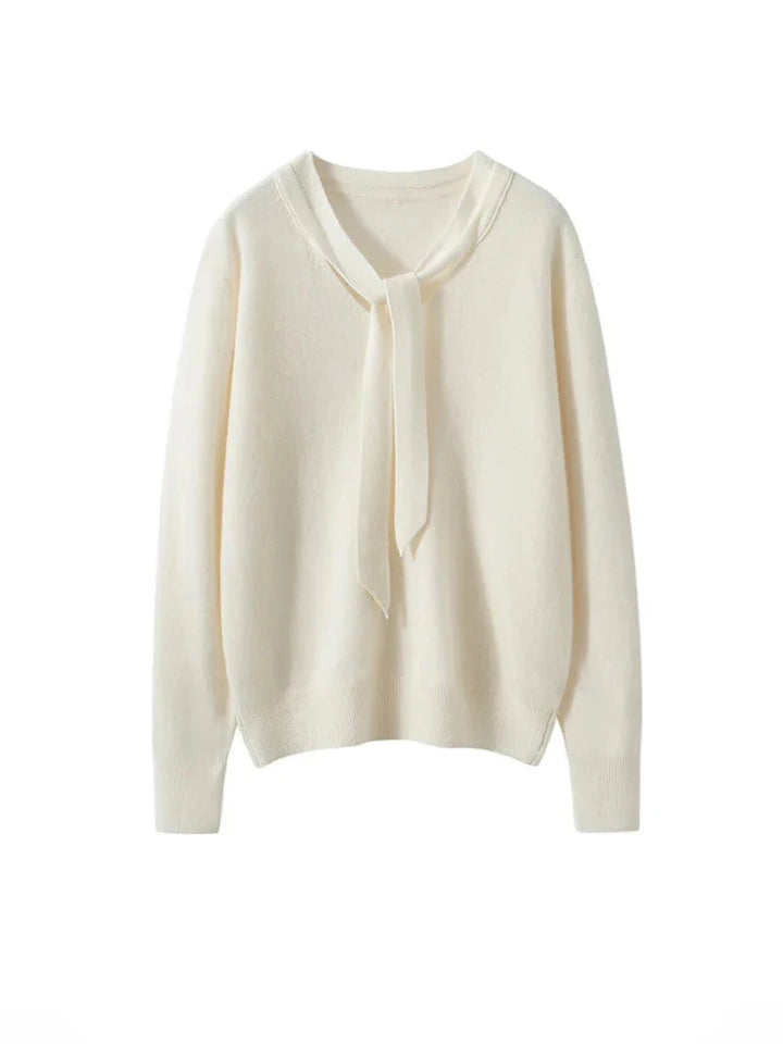 Duttini | Cashmere Pullover with Scarf Collar