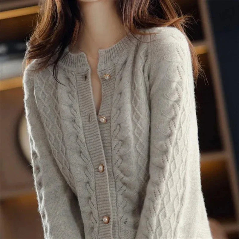 Duttini | Pearl Button Cardigan
