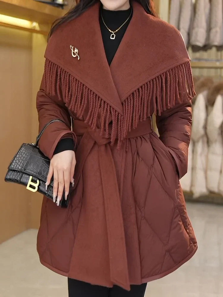 Duttini | Fringe Down Coat