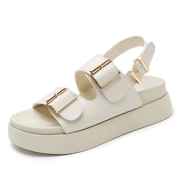 Duttini | Leather Platform Sandal