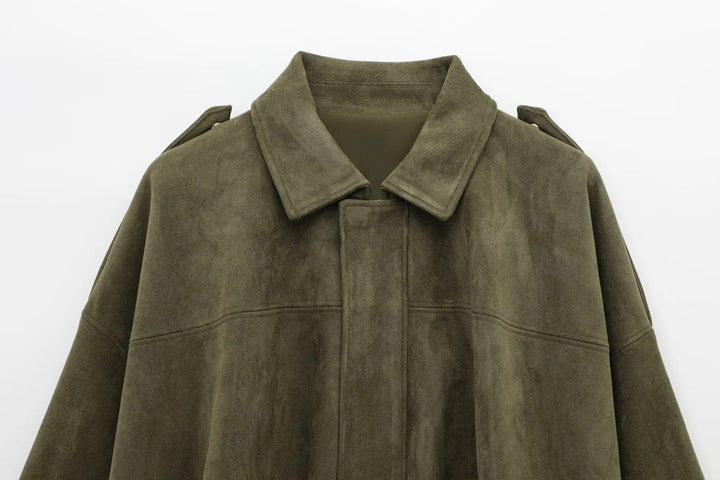 Duttini | Women's Suede Bomber