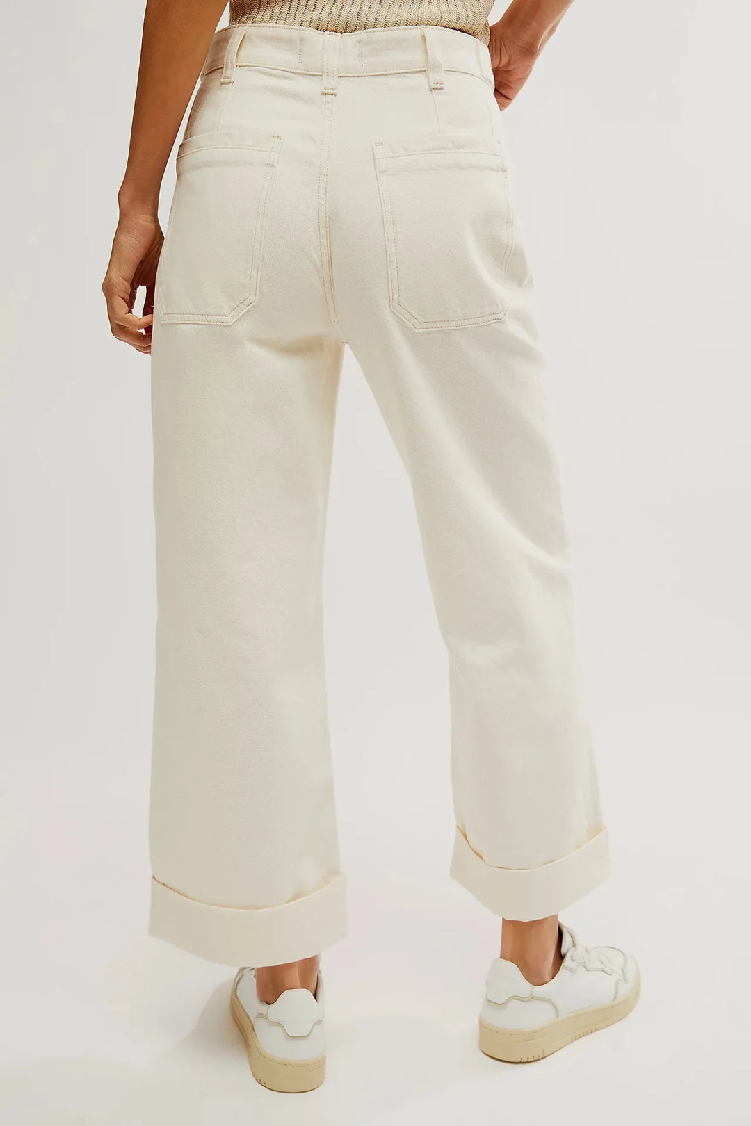 Duttini | High-Waist Wide-Leg Denim