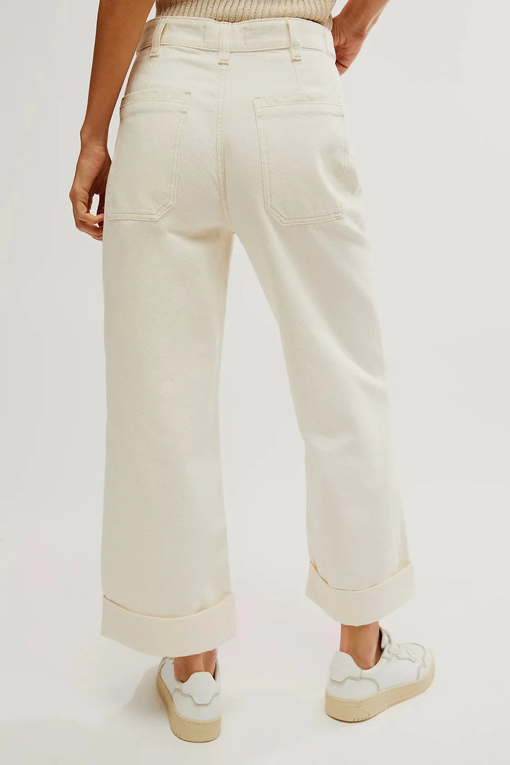 Duttini | High-Waist Wide-Leg Denim for Women