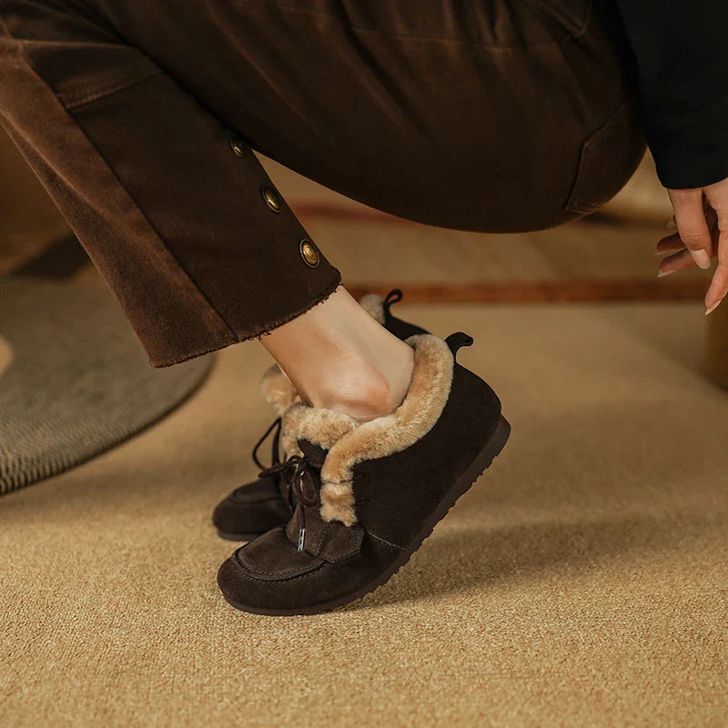 Duttini | Suede Wool Moc Boots