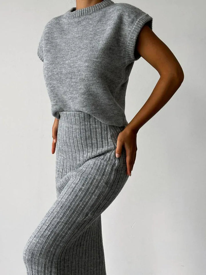 Duttini | Rib Sleeveless Set