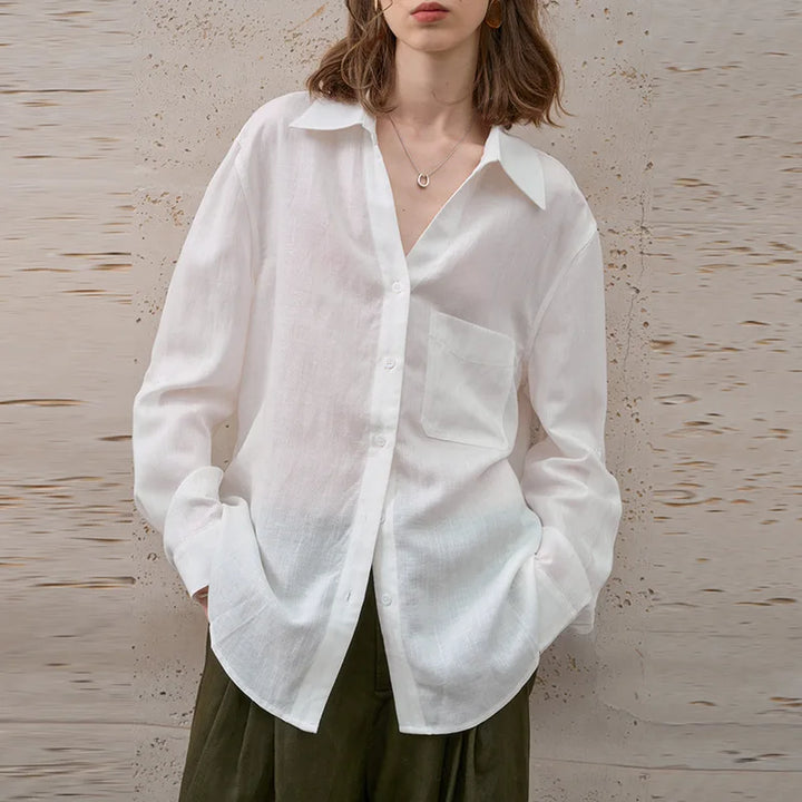 Duttini | Classic Linen Shirt for Men