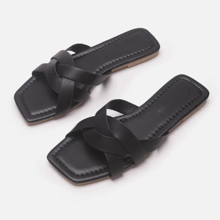 Duttini | Woven Slide Sandals