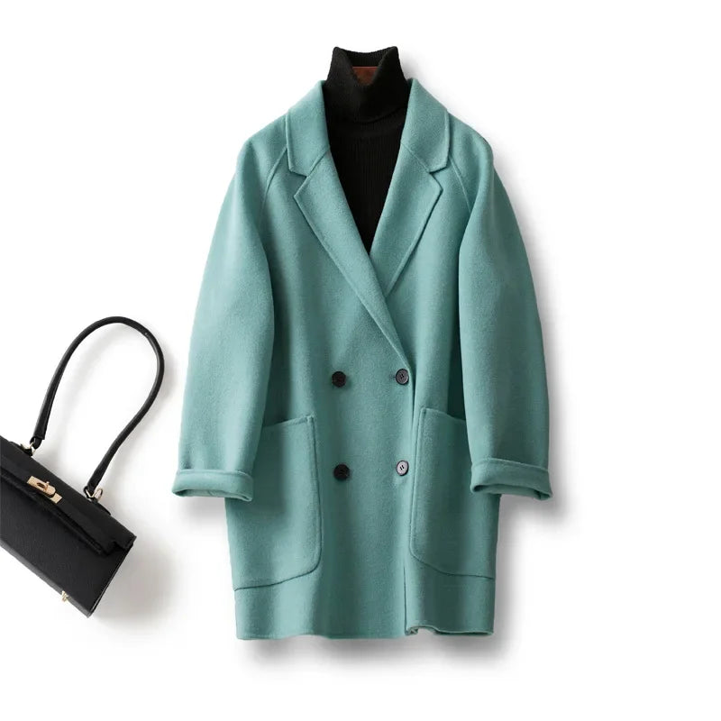 Duttini | Wool Herringbone Coat