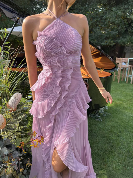 Duttini | Elegant Halter Dress for Effortless Elegance