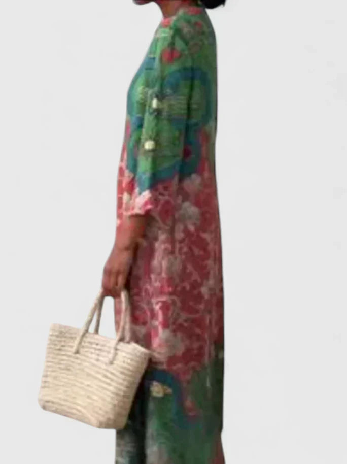 Duttini | Sophisticated Midi Dress for Women in Elegant Fabric