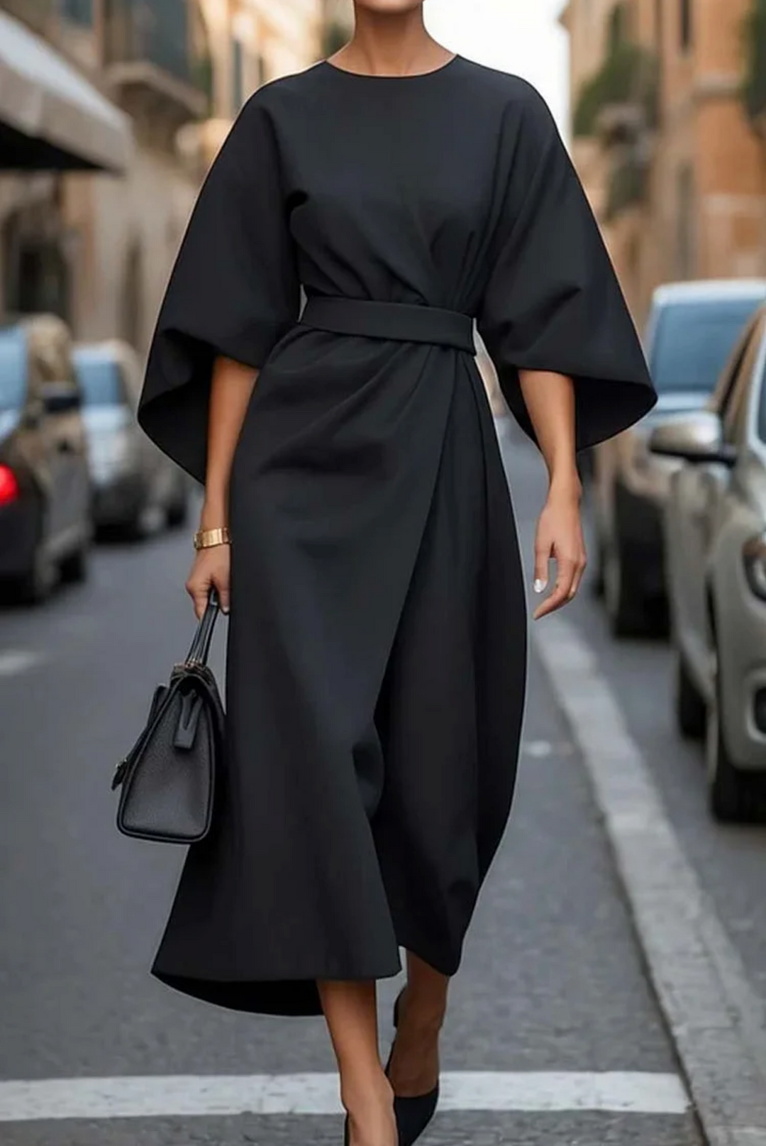 Duttini | Elegant Dress With Lantern Sleeves for Every Occasion