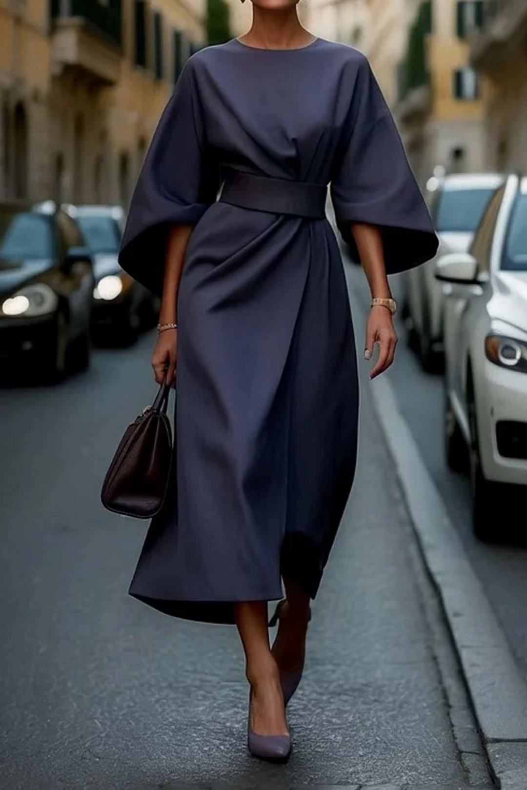 Duttini | Elegant Dress With Lantern Sleeves for Every Occasion