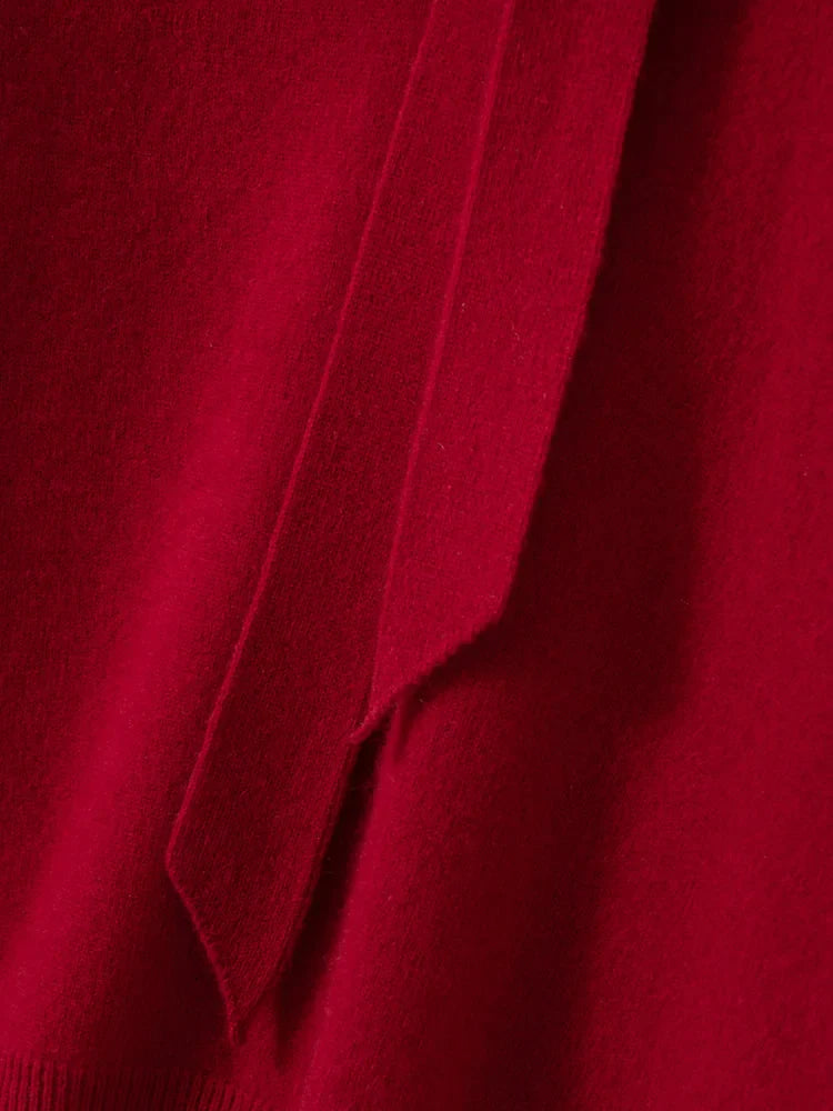 Duttini | Cashmere Pullover with Scarf Collar