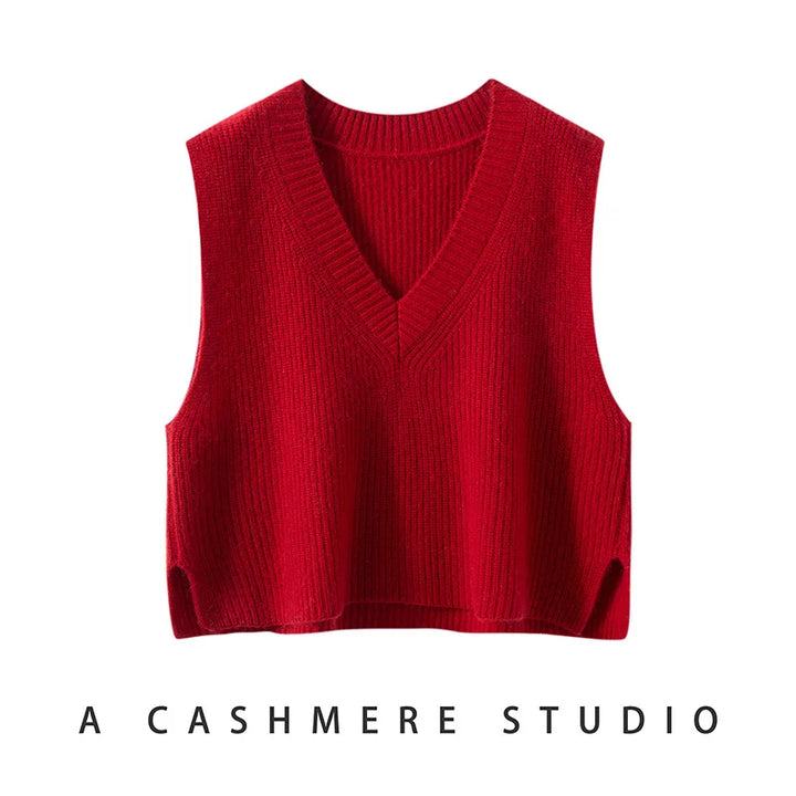 Duttini | Ribbed Cashmere Vest