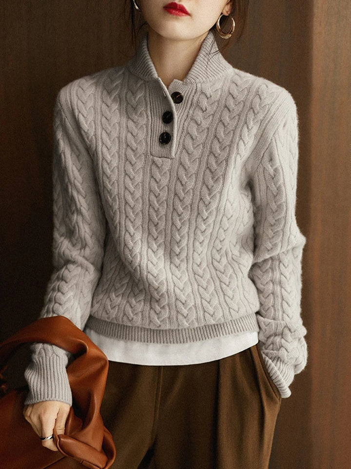 Duttini | Cashmere Button-Up Sweater