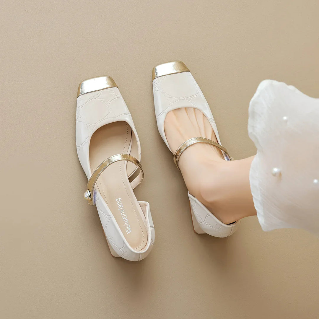 Duttini | Pearl-Tip Mary Janes