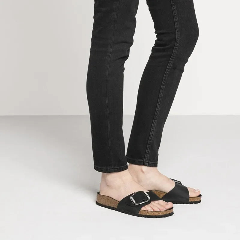 Duttini | Buckle Cork Slides