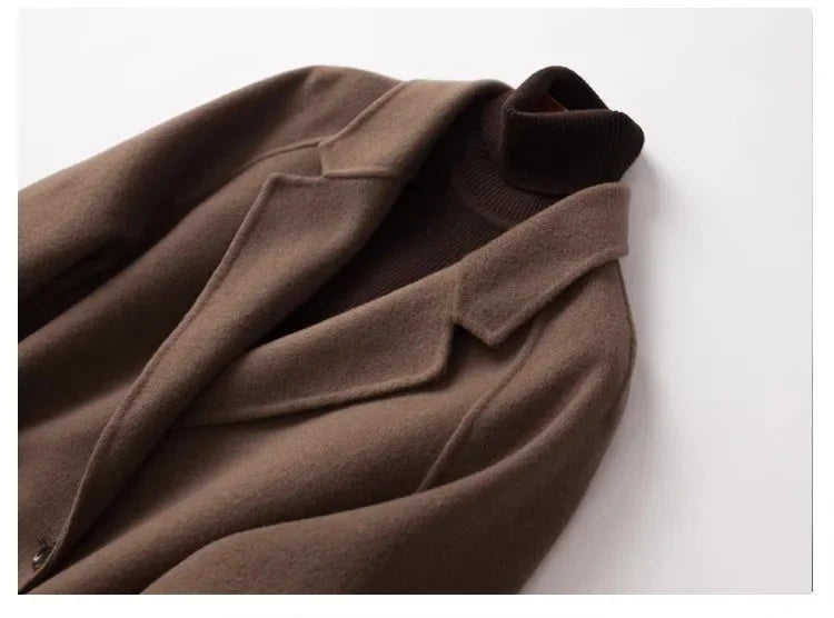 Duttini | Wool Herringbone Coat