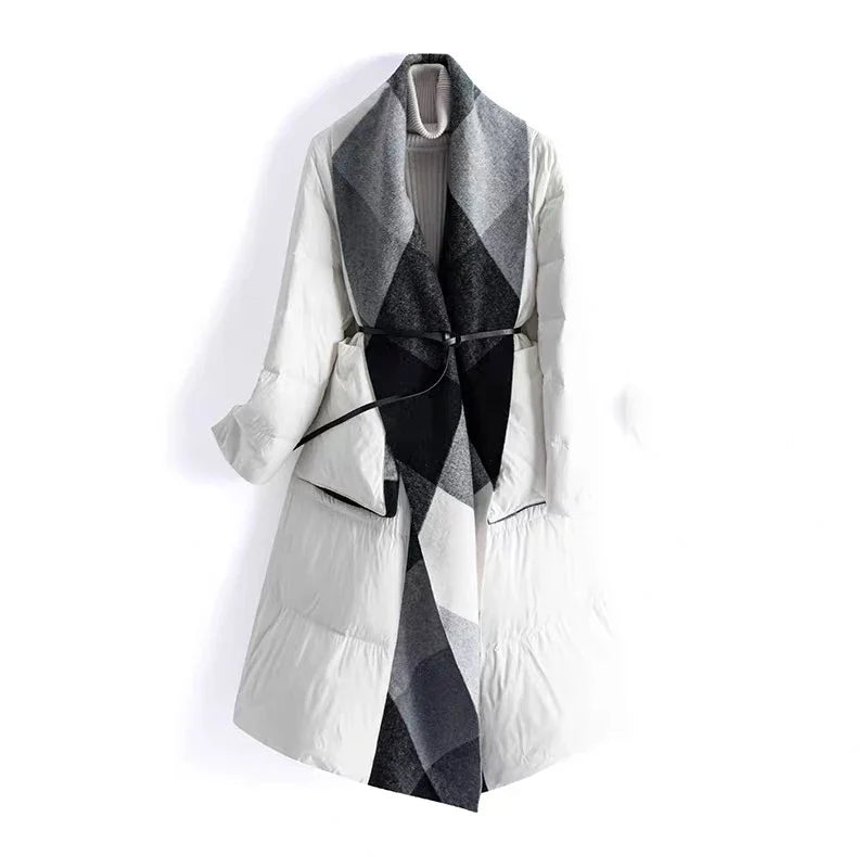 Duttini | Wool-Panel Down Coat