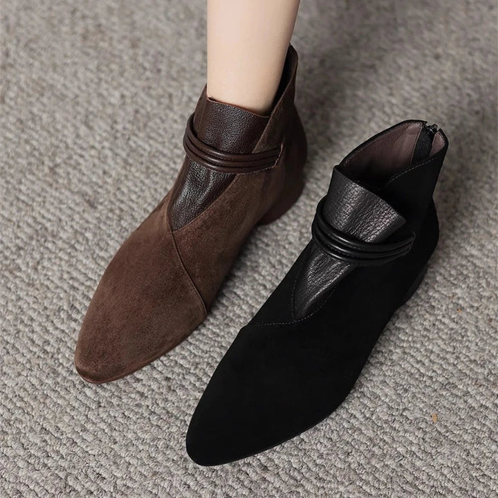 Duttini | Italian Crest Suede Boots