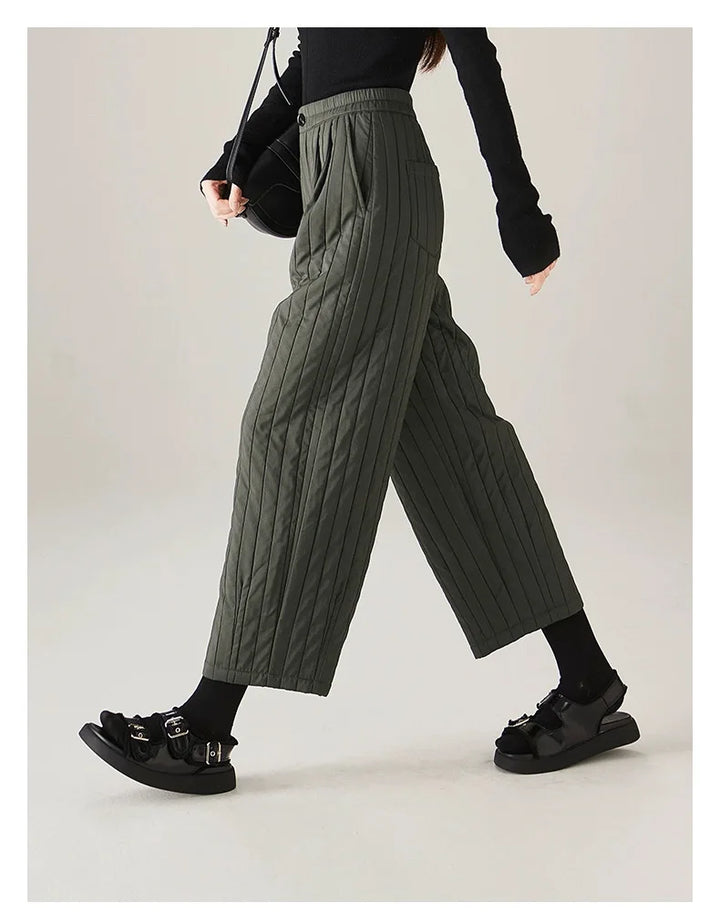 Duttini | Cotton Wide-Leg Pants