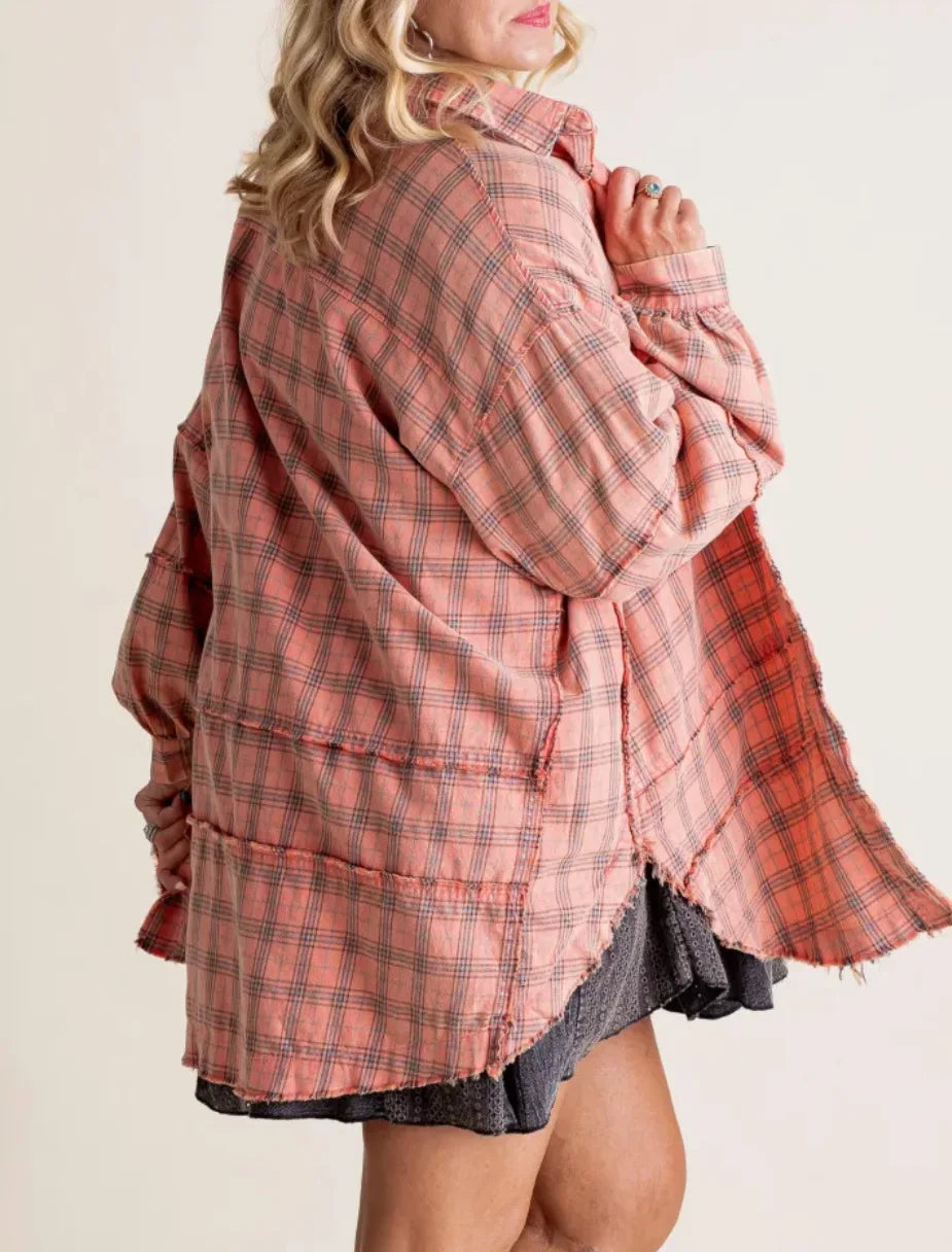 Duttini | Plaid Flannel Shirt for Men in Green