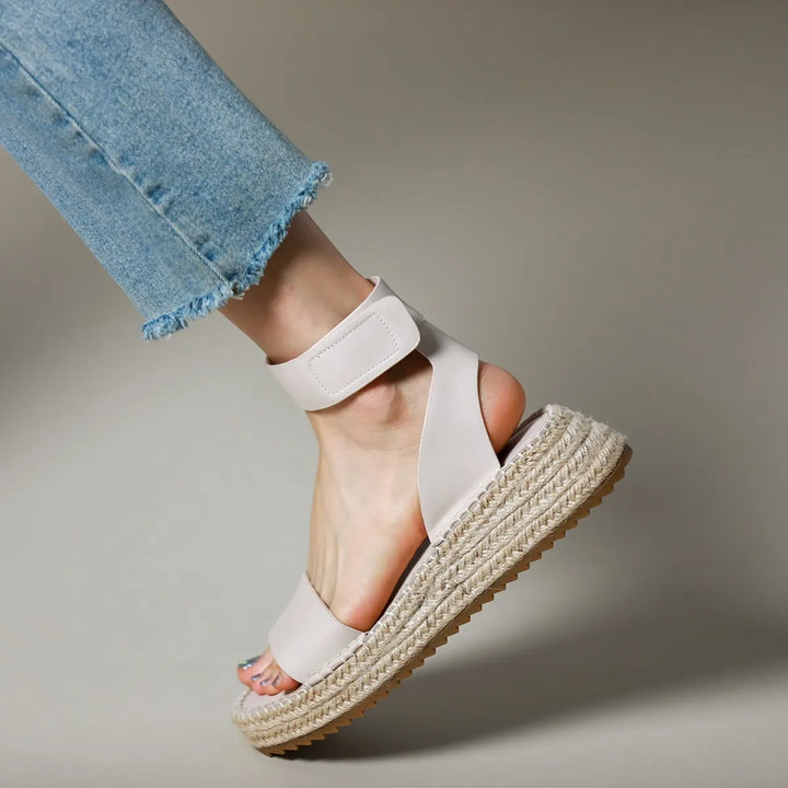 Duttini | Women's Leather Strap Sandals