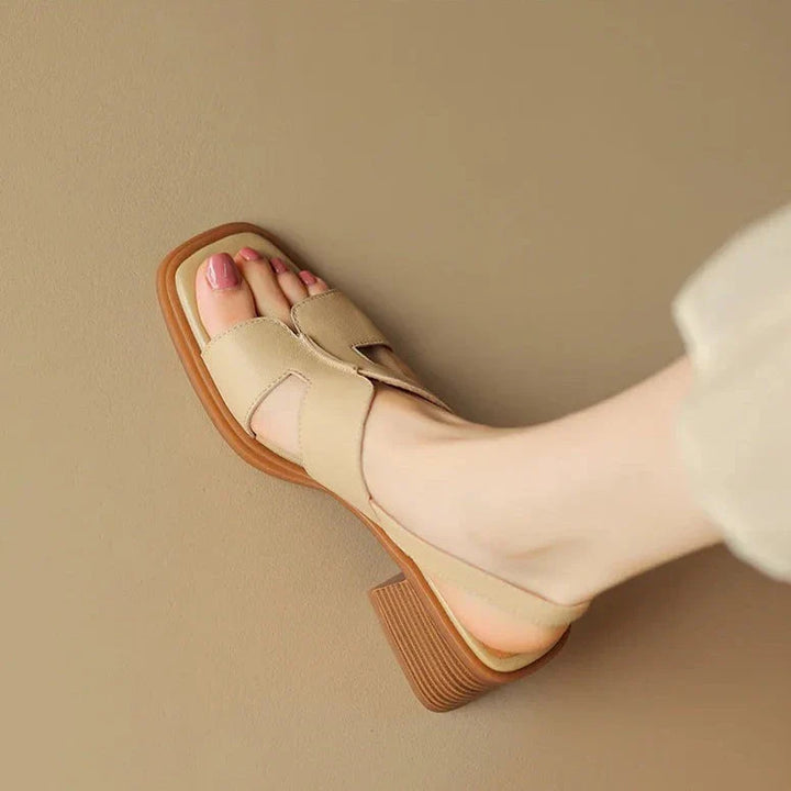 Duttini | Leather Heeled Sandals