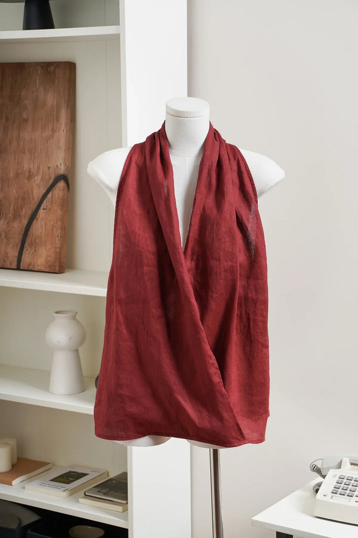 Duttini | Drape Linen Vest