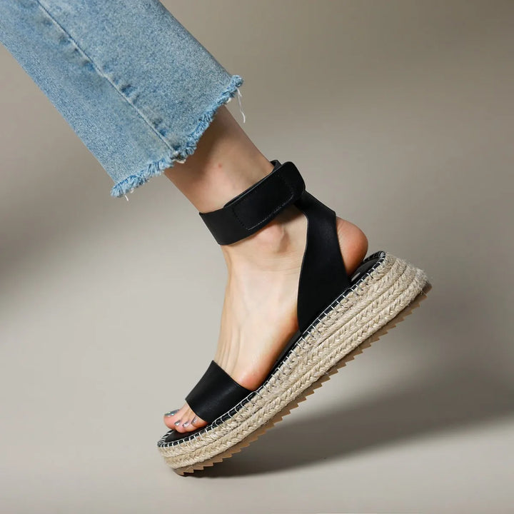 Duttini | Women's Leather Strap Sandals