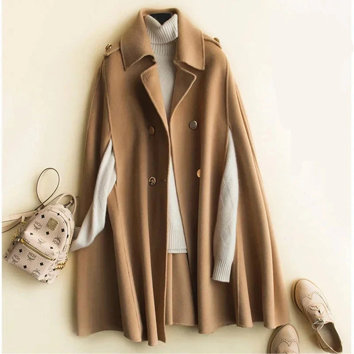 Duttini | Wool Cape Coat