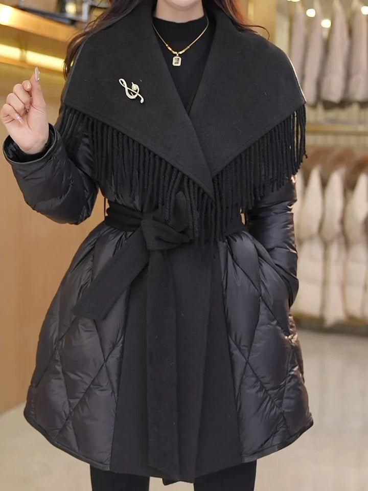 Duttini | Fringe Down Coat