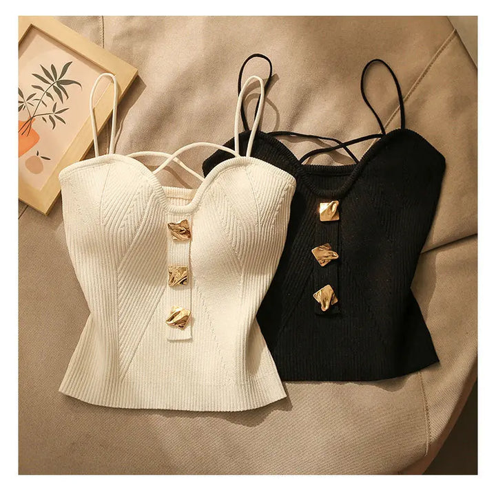 Duttini | Silk Camisole for Women in Ivory