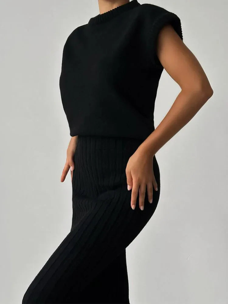 Duttini | Rib Sleeveless Set