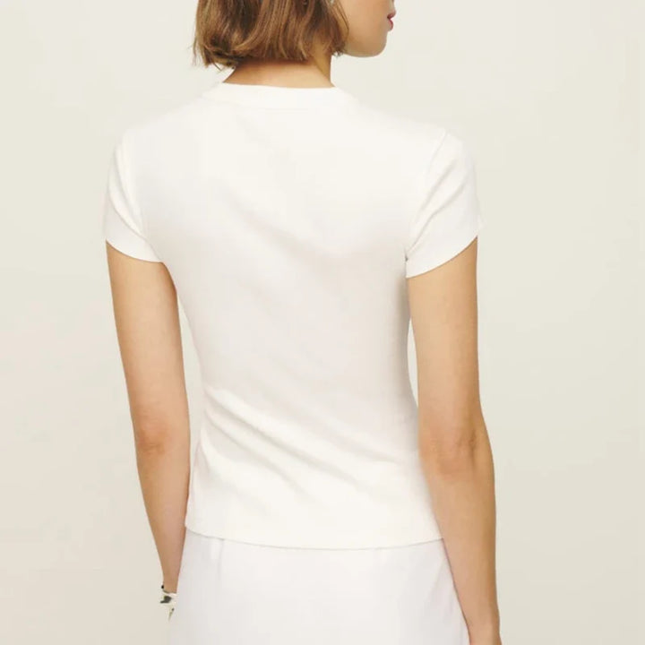 Duttini | Snapfront Knit Top for Women