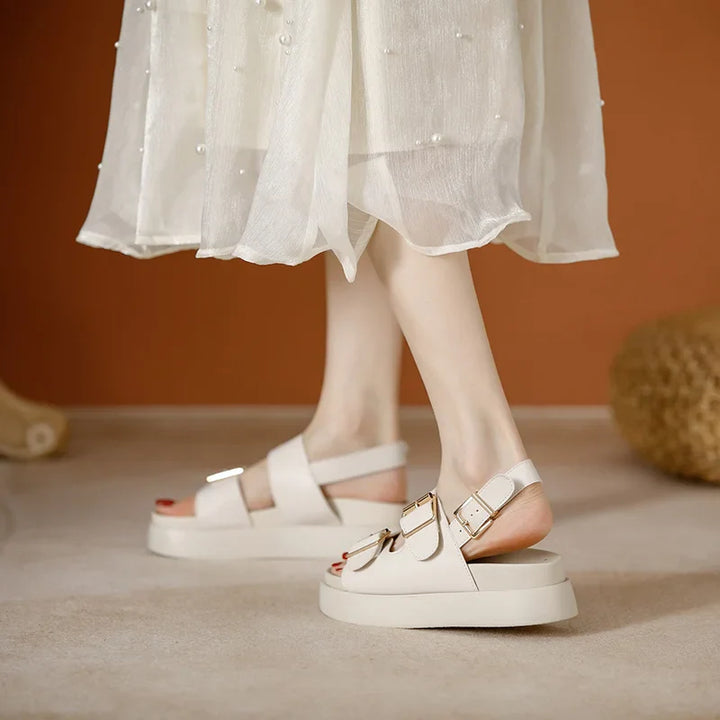 Duttini | Leather Platform Sandal