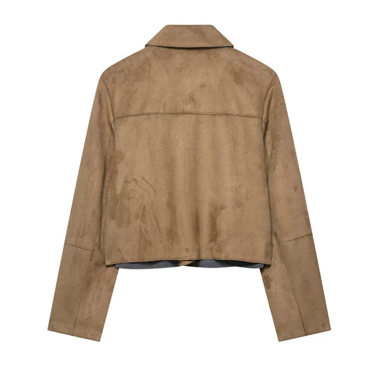 Duttini | Suede Cropped Jacket