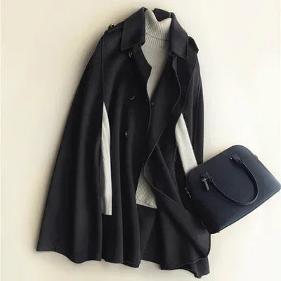 Duttini | Wool Cape Coat