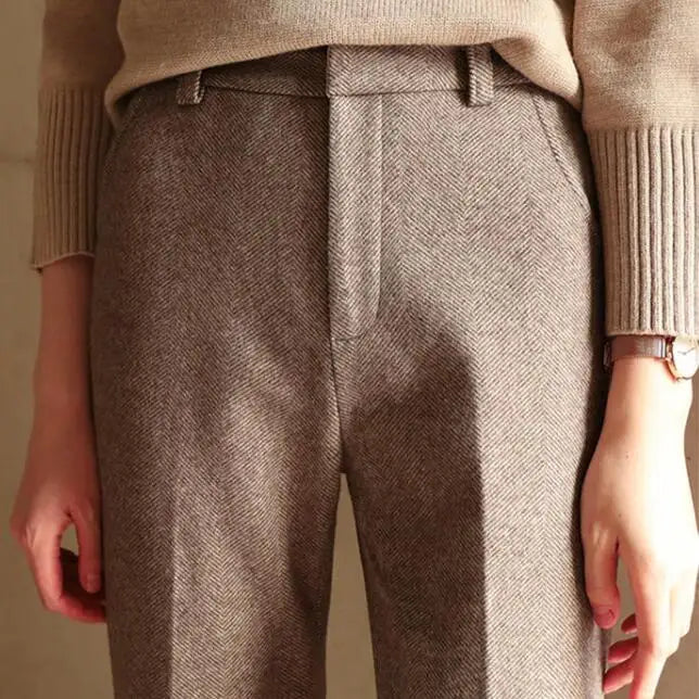 Duttini | Classic Wool Trousers for Women