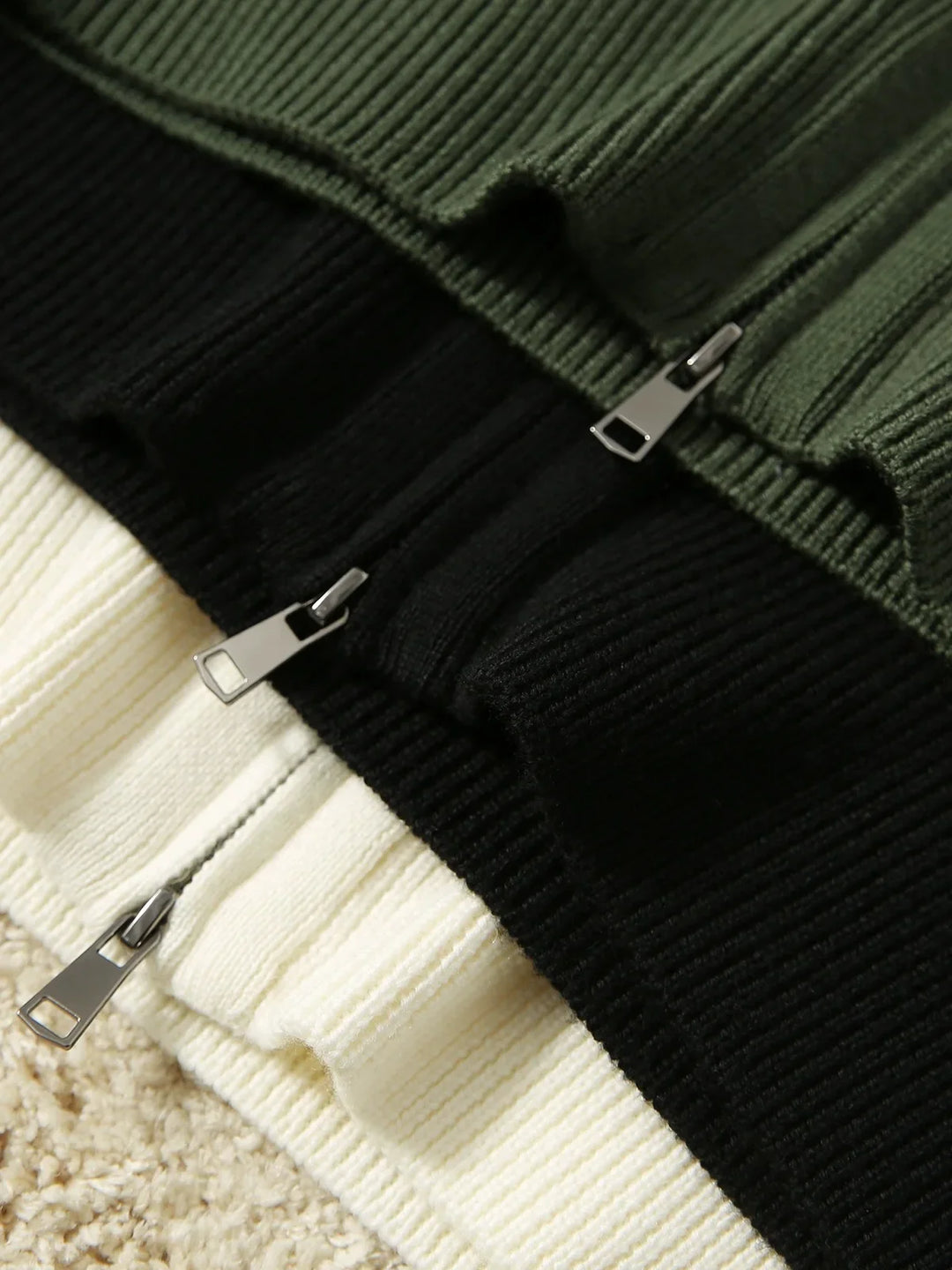 Duttini | Wool Zip Cardigan