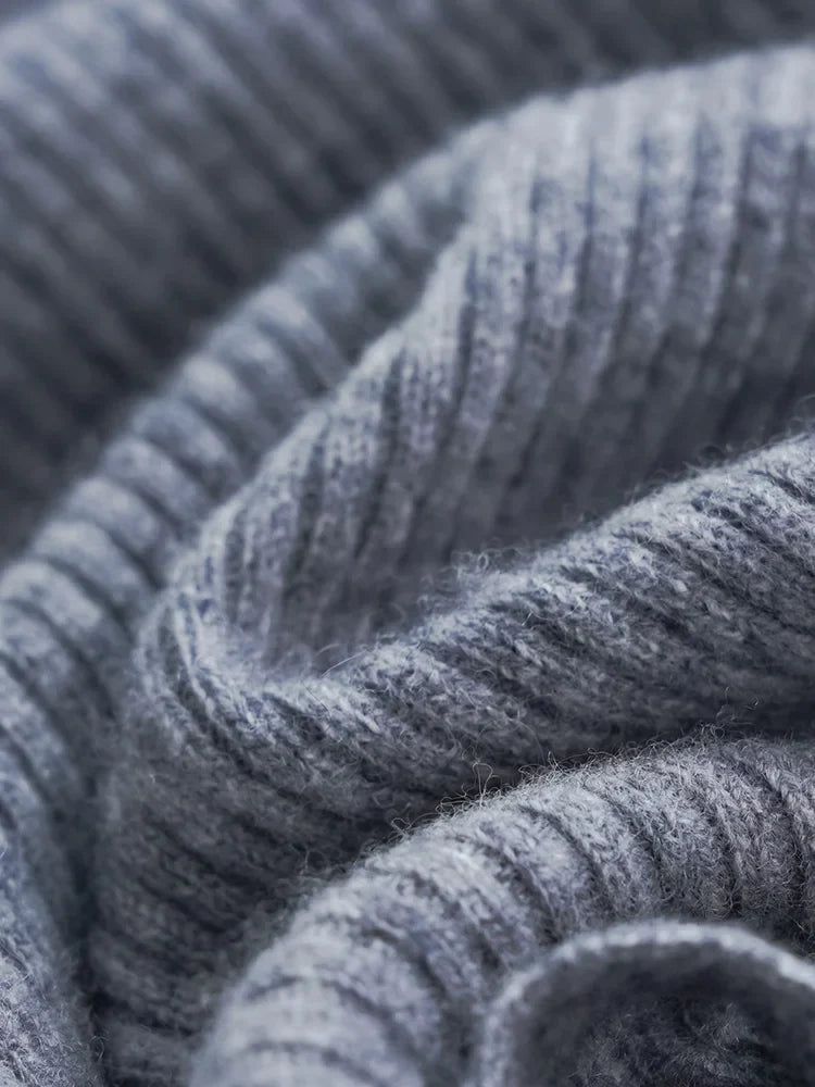 Duttini | Wool Knitted Wide Leg Pants