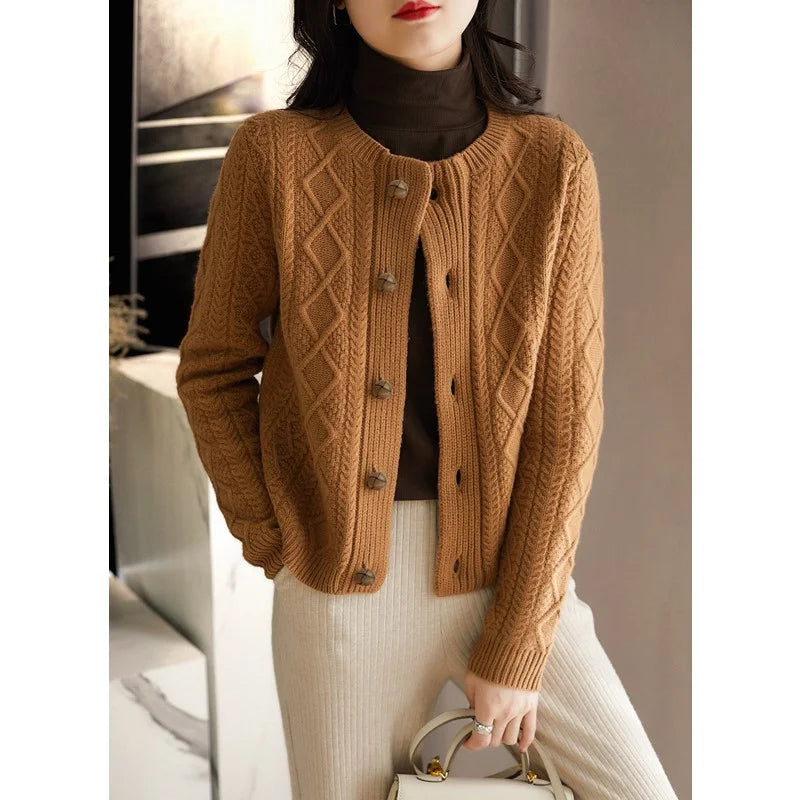 Duttini | Cable Knit Cardigan