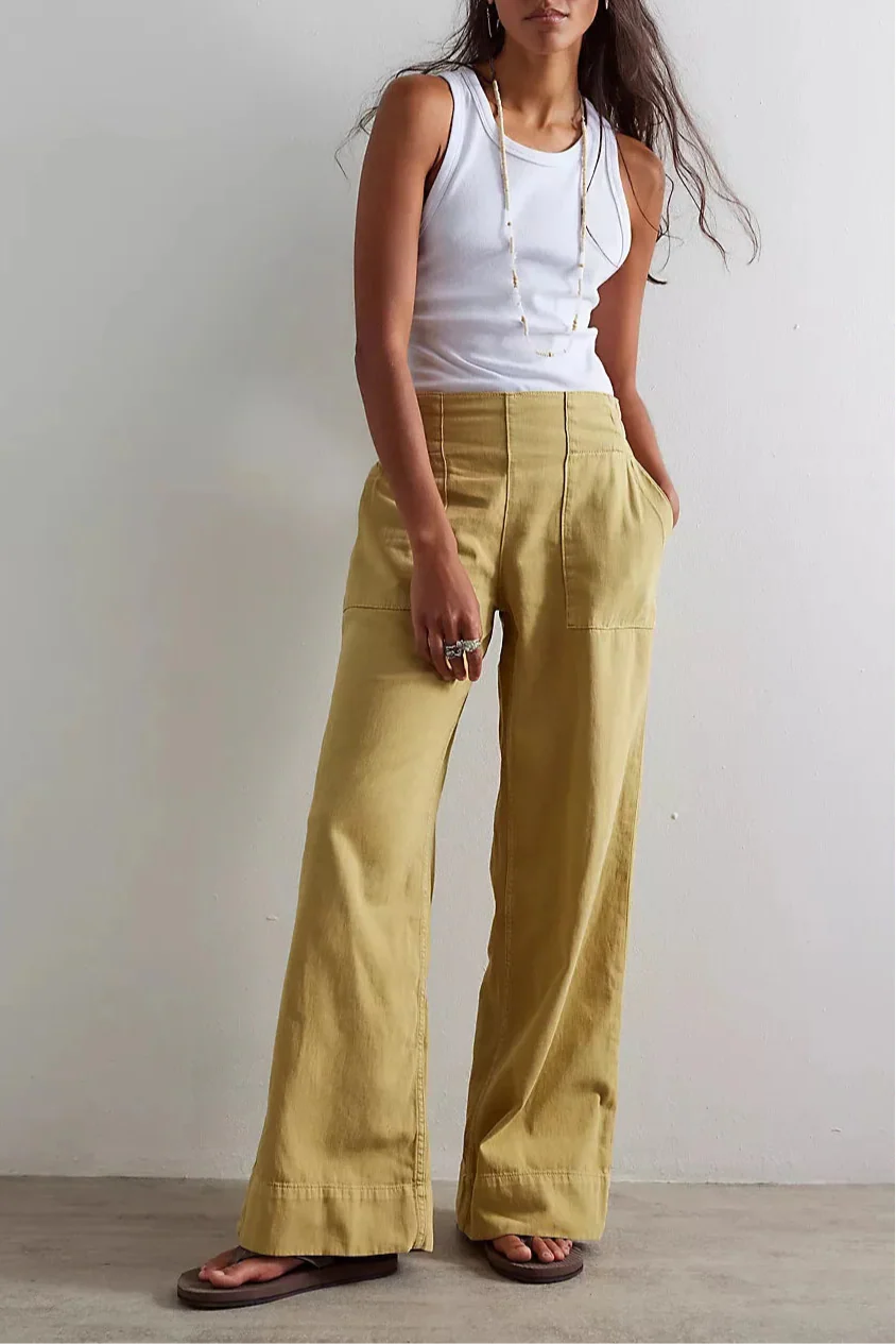Duttini | Wide-Leg Denim Jeans for Women in Blue