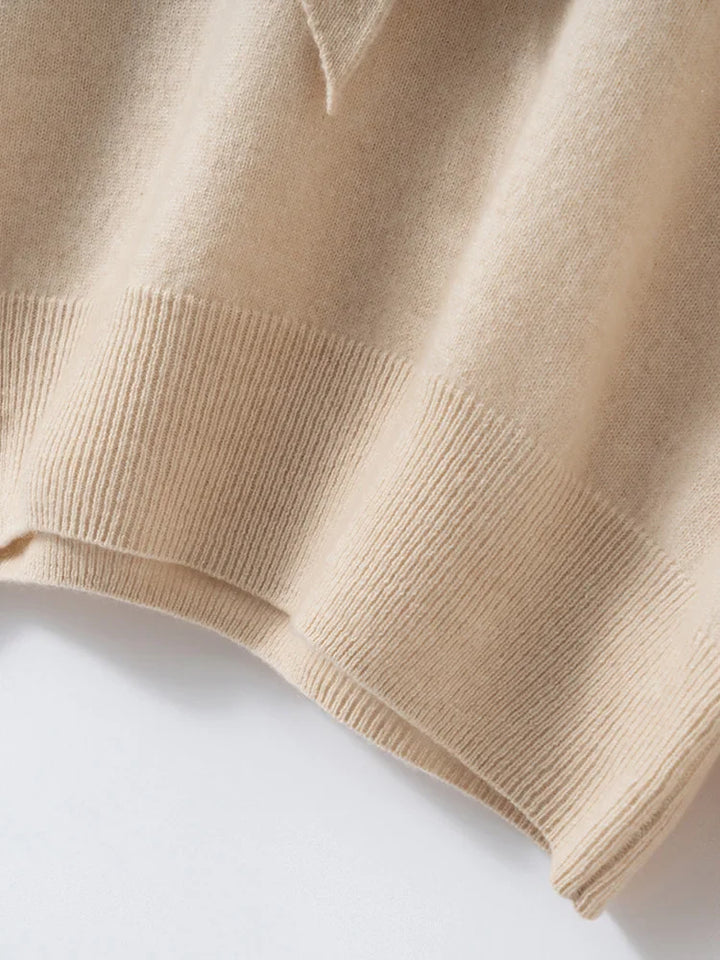 Duttini | Cashmere Pullover with Scarf Collar