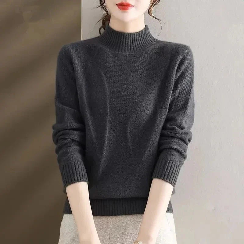 Duttini | Mock Neck Knit Sweater