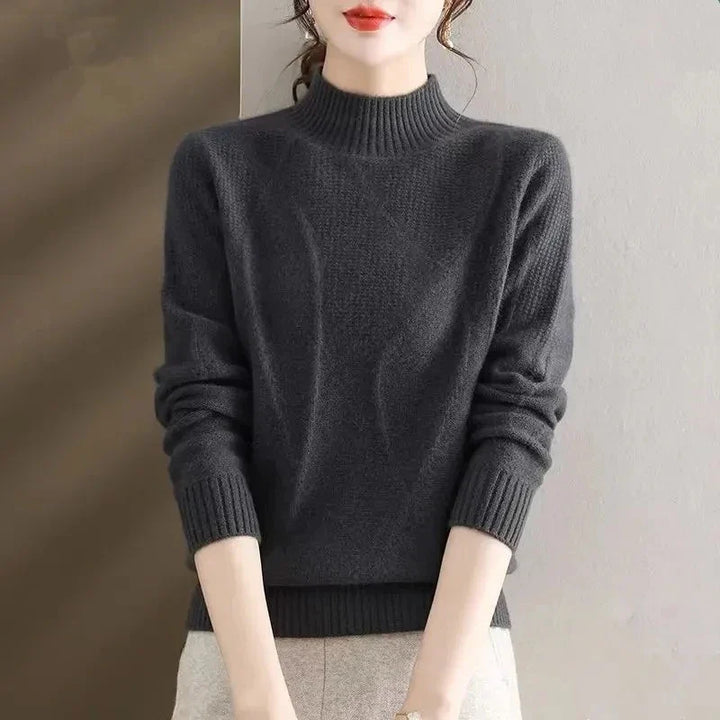 Duttini | Mock Neck Knit Sweater